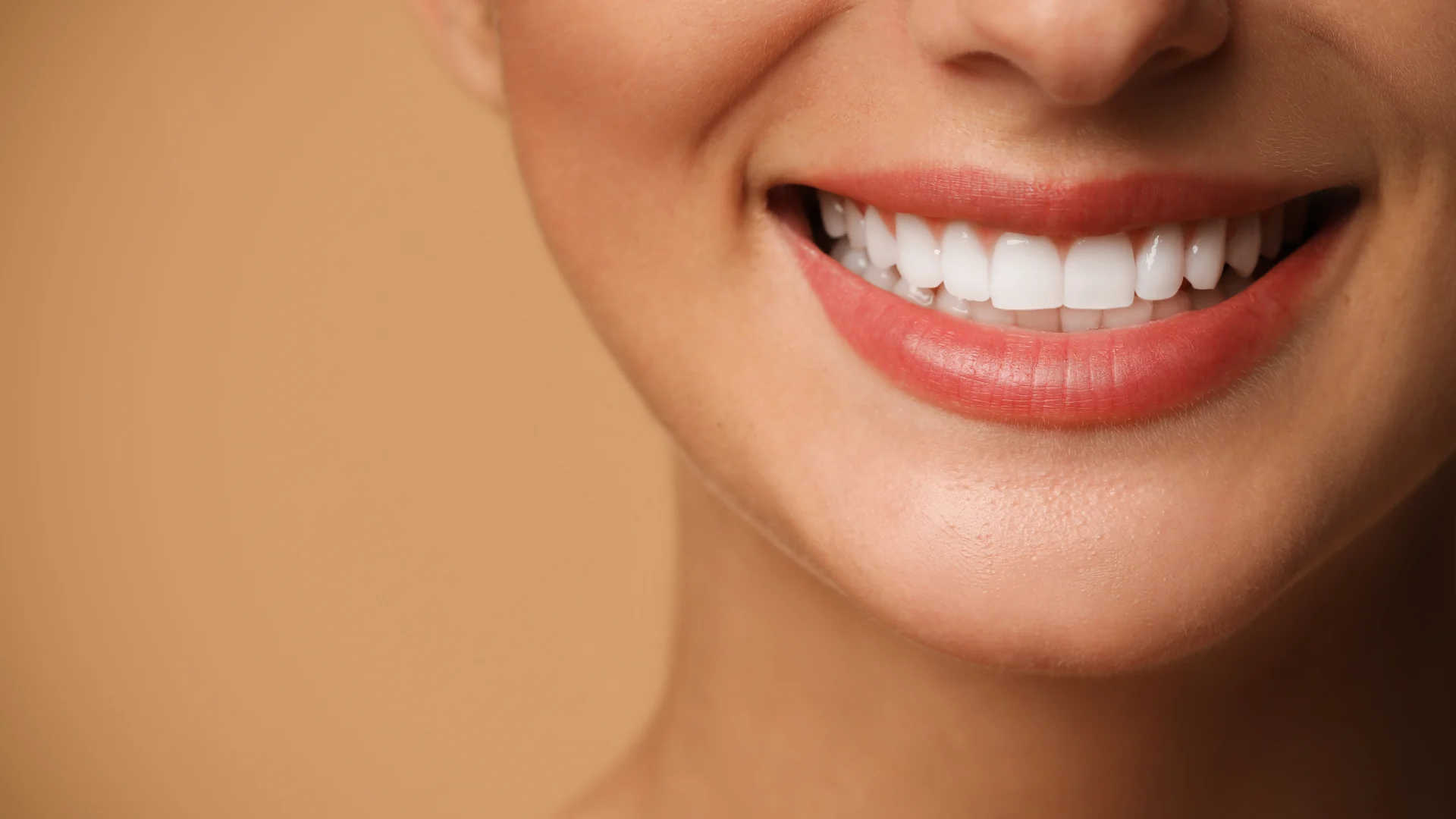 A close-up of a bright, healthy smile